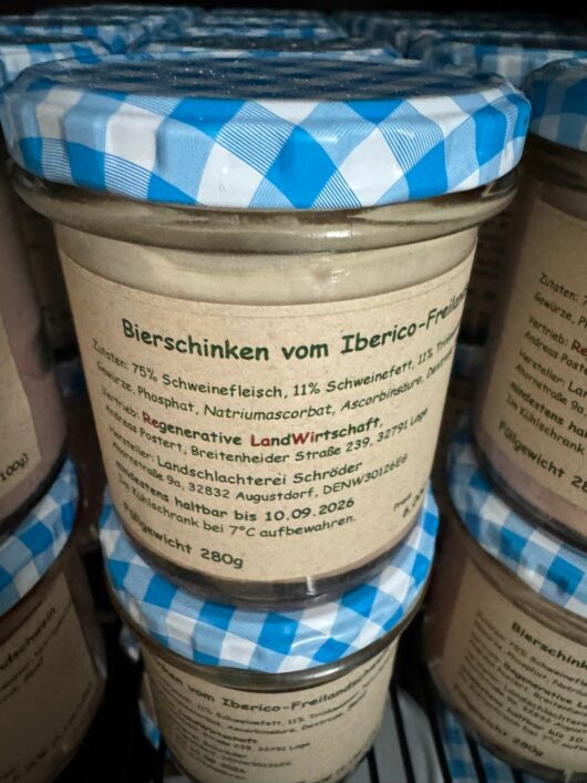 Bierschinken vom Iberico-Freilandschwein