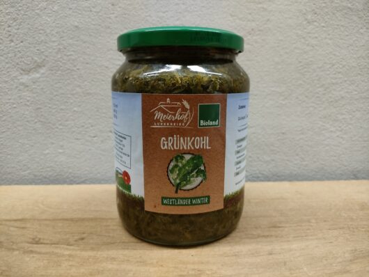 Grünkohl im Glas