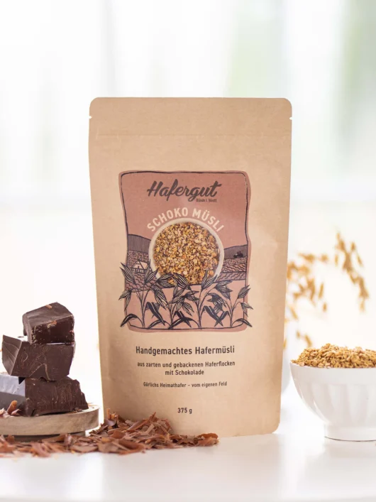 Hafer Müsli mit Schokolade
