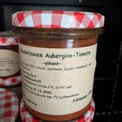 Gewürzsauce Aubergine-Tomate