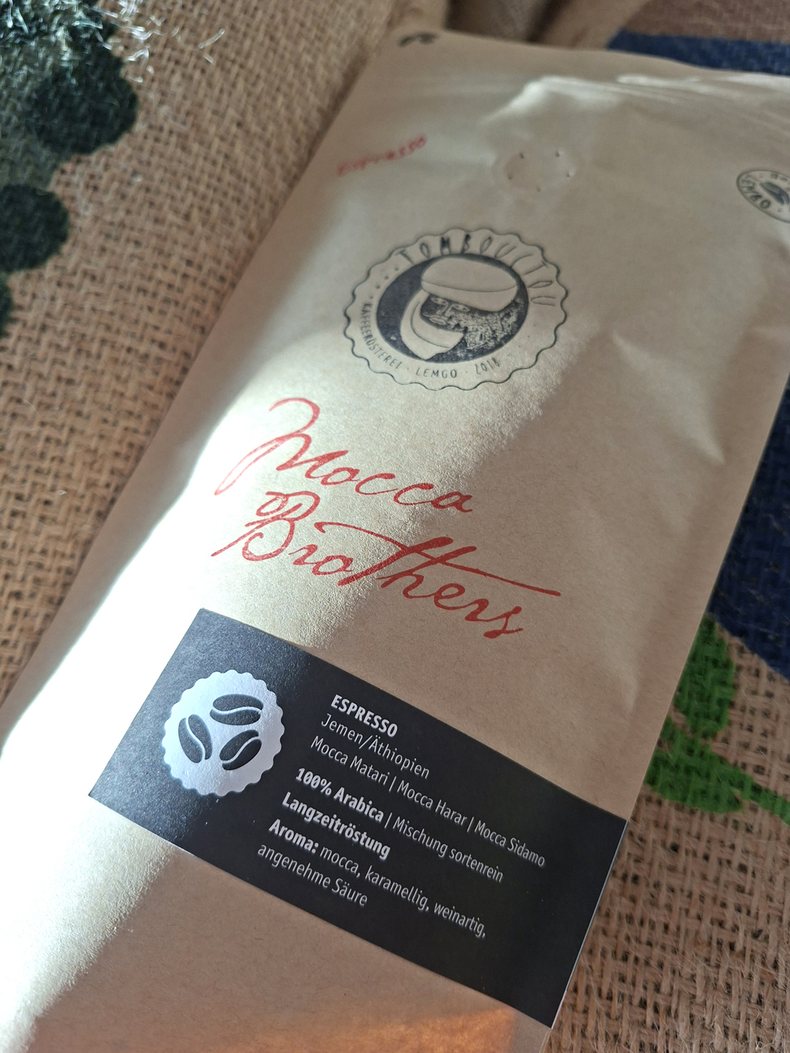 Kaffee 'Mocca Brothers'