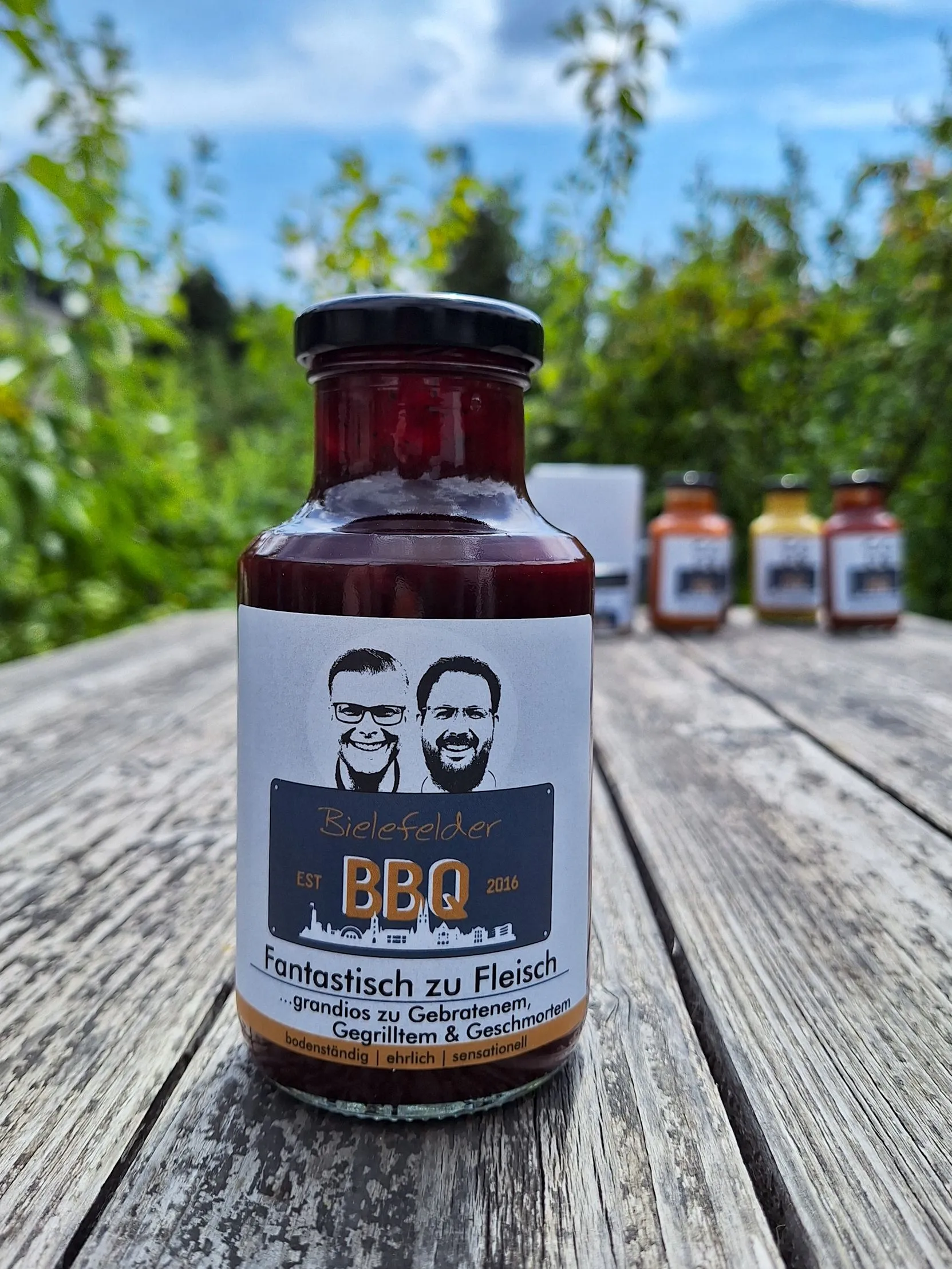 BBQ-Sauce 'Fantastisch zu Fleisch'