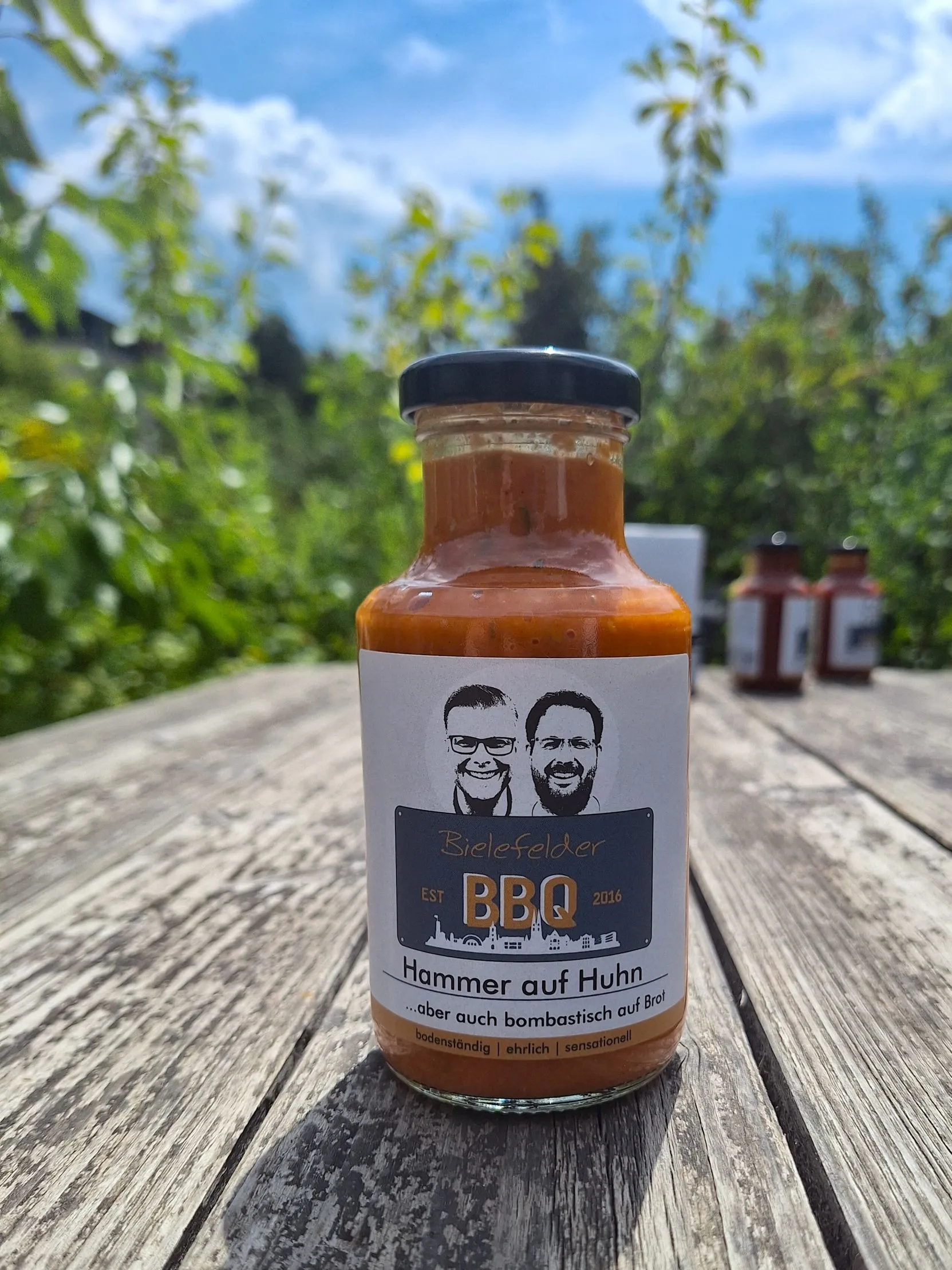 BBQ-Sauce 'Hammer auf Huhn'