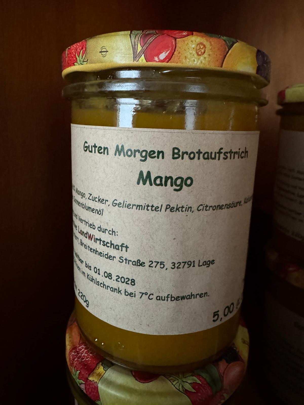 Brotaufstrich Mango (200g)